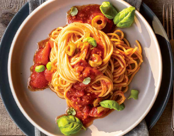 Harissa Tomato Spaghetti
